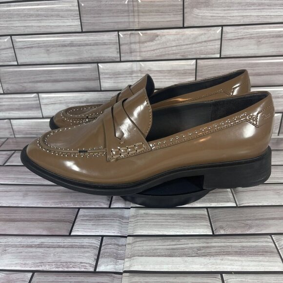 SARTO Women's Brown Patent Slip-On Loafers Women's Shoe Size‎ 8 - Picture 8 of 16